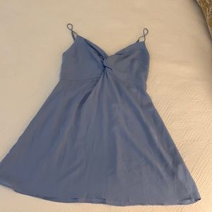 Abercrombie Baby Blue Mini Dress size Large